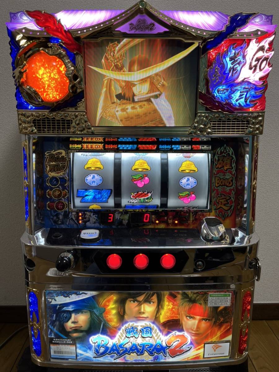 格安!パチスロ 実機 戦国BASARA2 コイン不要機付 【楽天ランキング1位