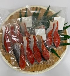 紅鮭切り身（4切）　3パックセット_画像1