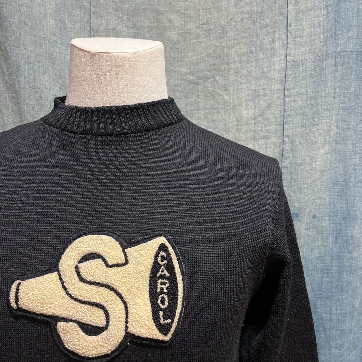 40s 60s hl whiting company letterman's knit carol 40年代 50年代 50s 60年代