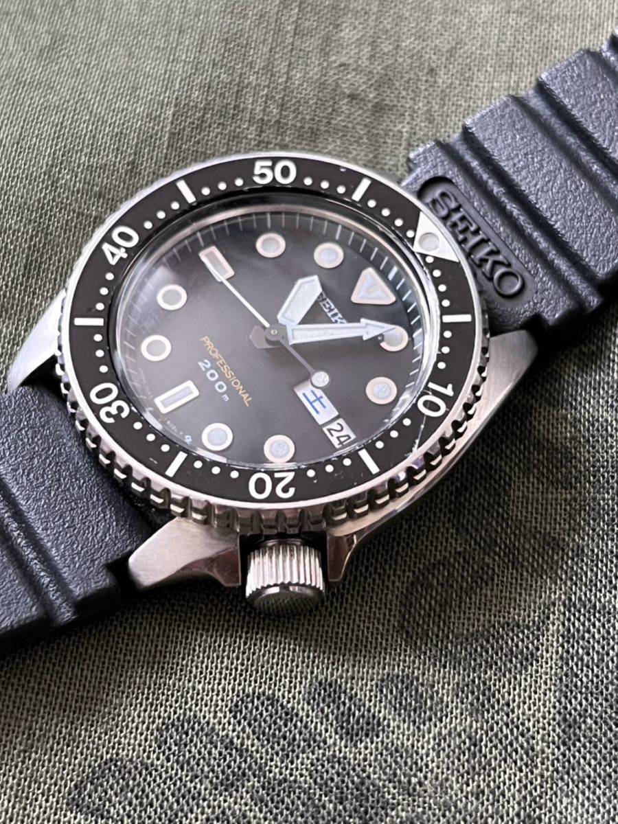 80s seiko diver professional 200m 7C43-6010 quartz 80年代 ダイバー