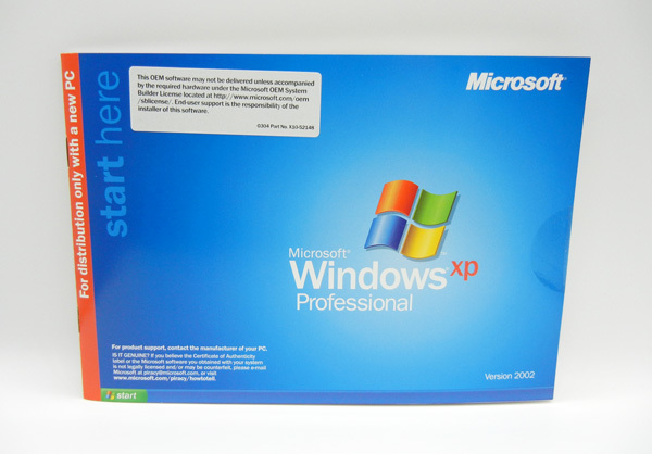 ◇未使用品◇Microsoft Windows XP Professional SP2 英語DSP版 