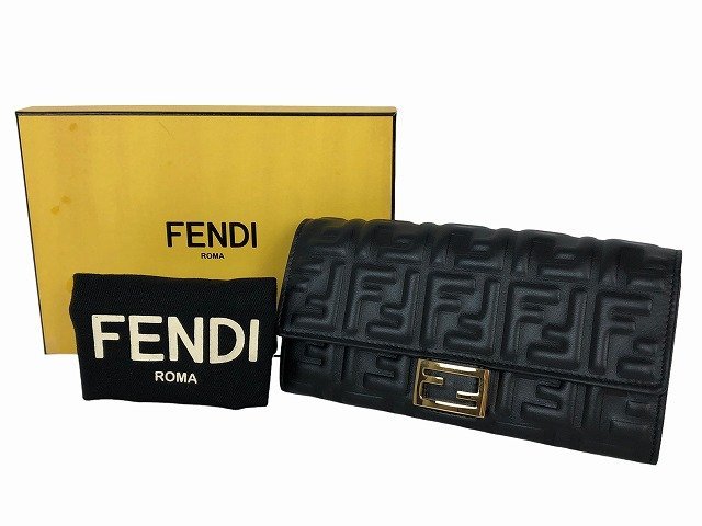 FENDI / フェンディ 二つ折り長財布 バゲットコンチネンタル ロング