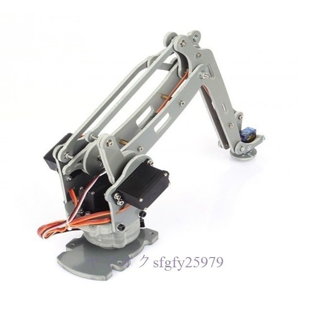 M834☆新品4軸産業用ロボットDIY制御パレタイジングロボットアームモデル（Arduino UNO MEGA2560用電源+コントローラー付き