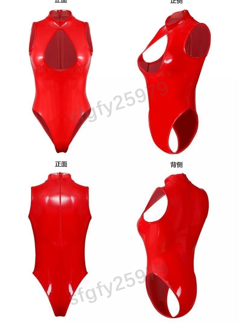 A666* super sexy s Beth be lustre cosplay *RQ race queen stretch high leg Leotard swimsuit / silver 