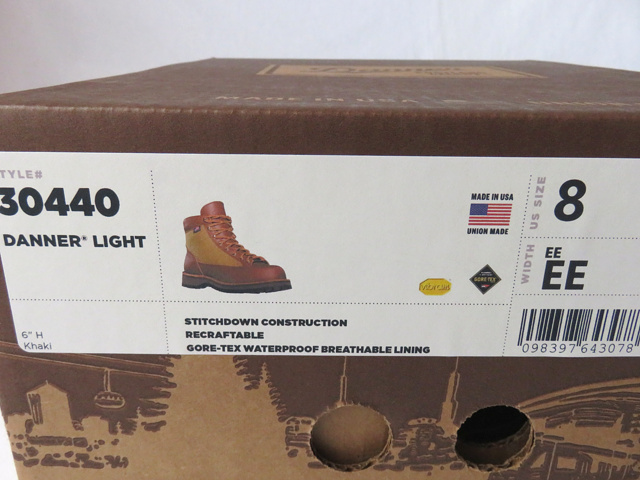 新品 Danner ダナー ダナーライト カーキ US8 EE 26cm 30440 Made in