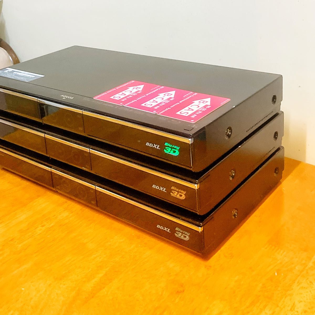 3台セット SHARP シャープ AQUOS ブルーレイレコーダー HDD 500GB 2
