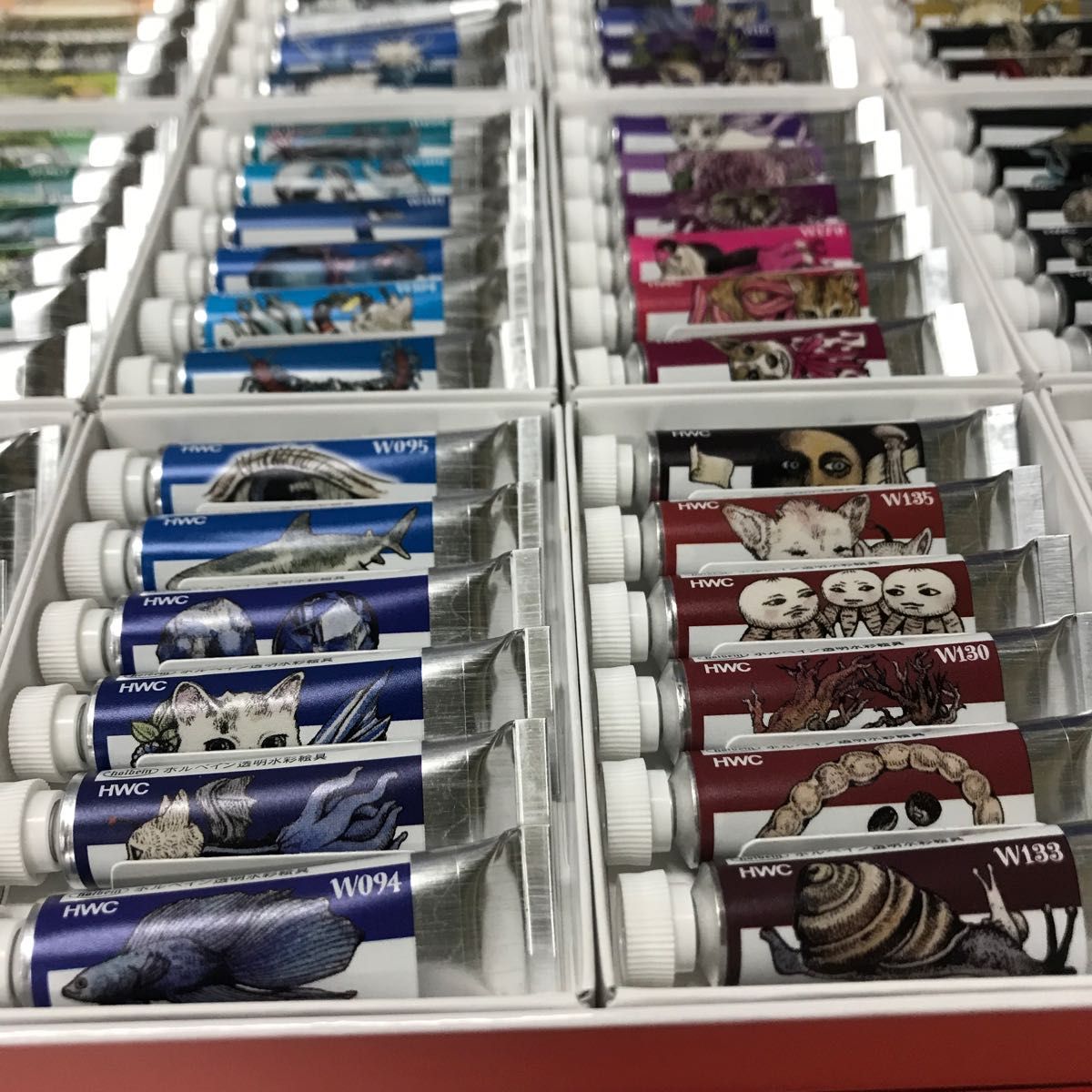 ヒグチユウコ×ホルベインコラボ2023透明水彩絵具108色セット ヒグチユウコ×ホルベインコラボ2023透明水彩絵具108色セット