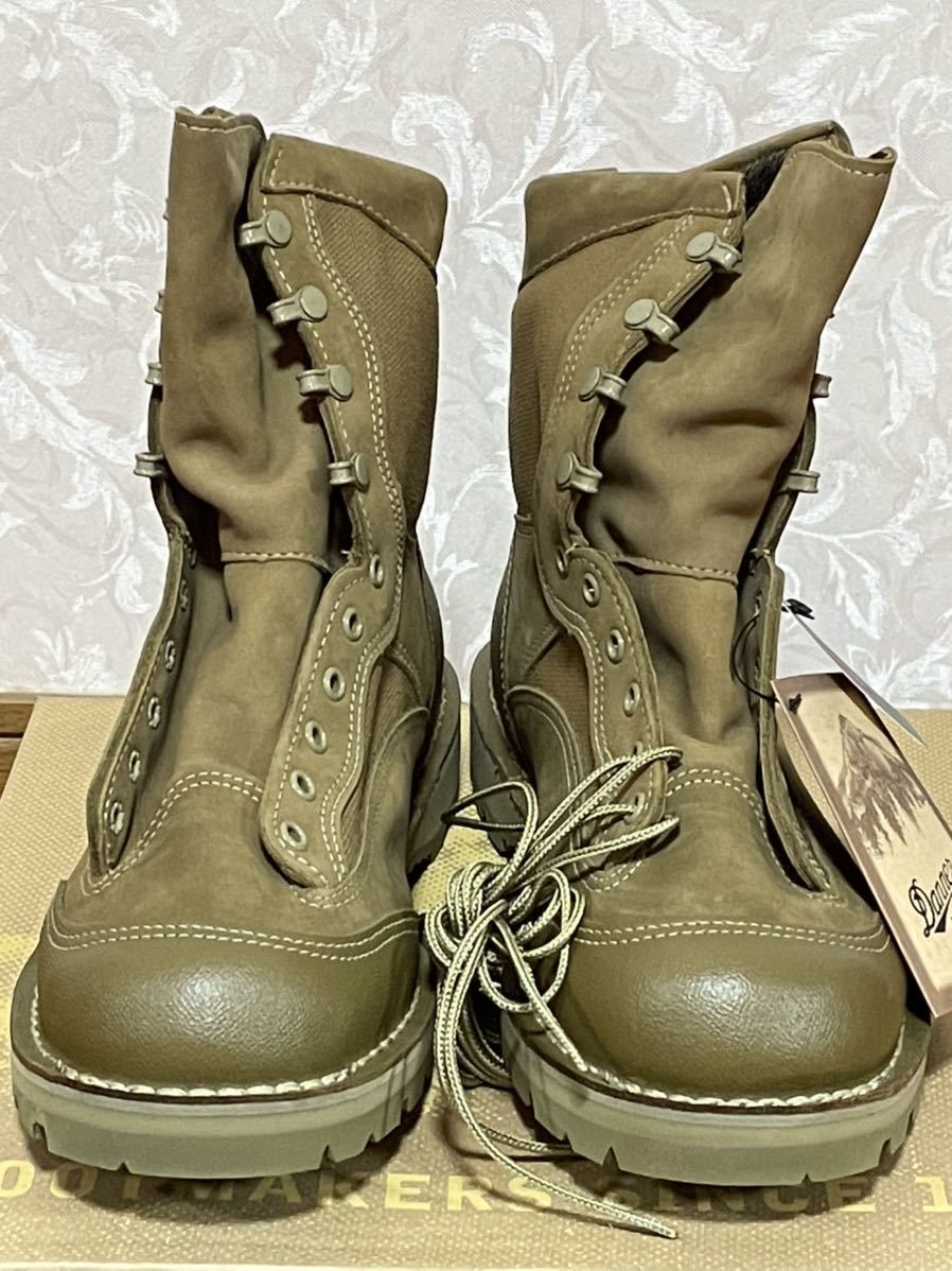 米軍放出品 新品箱付き Ｄａｎｎｅｒ ＳＰＥＥＤ ＬＡＣＥＲ ＧＯＲＥ-ＴＥＸ ＵＳＭＣ ゴアテックスブーツ ９ＸＷの画像2