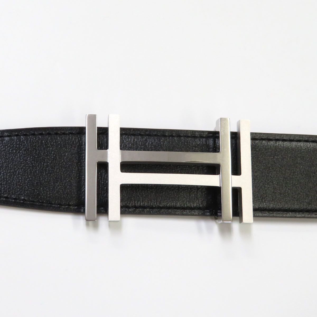 エルメス H オ カレ レザー ベルト 80 U刻印 22年製 リバーシブル H