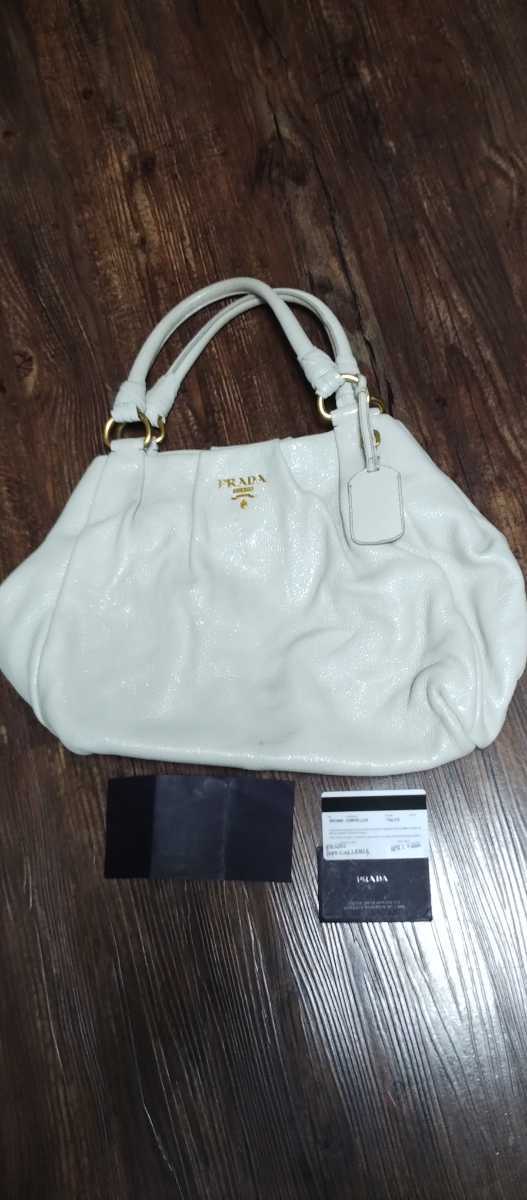 プラダ トートバッグ BR3999 CERVO LUX/レザー カラーTALCO PRADA