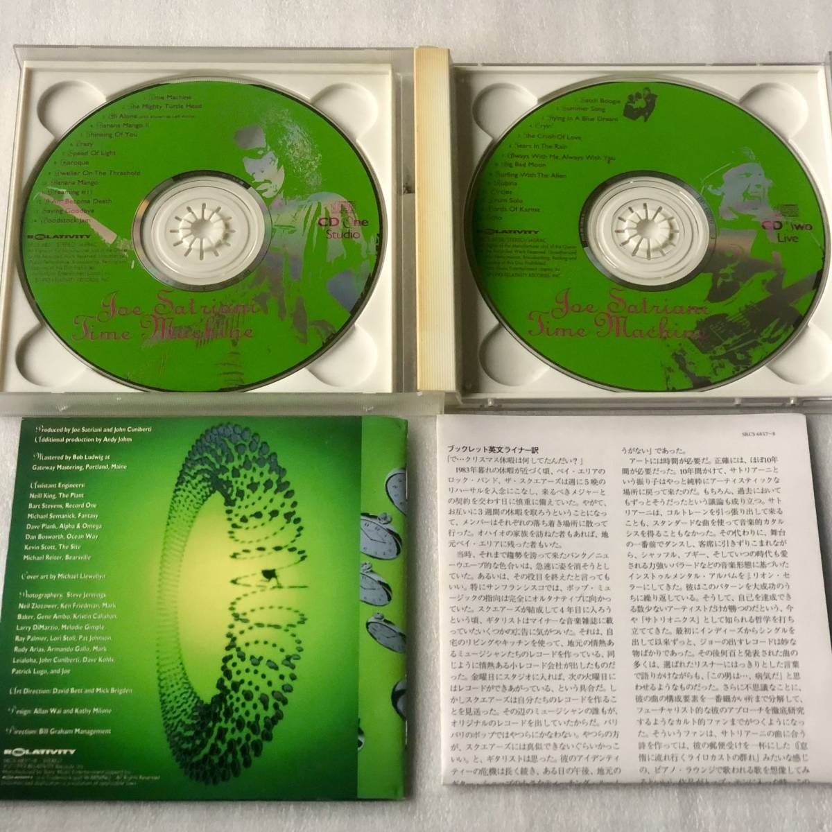 中古CD Joe Satriani ジョー・サトリアーニ/Time Machine 5th 米国産HR/HM,インスト系_画像3