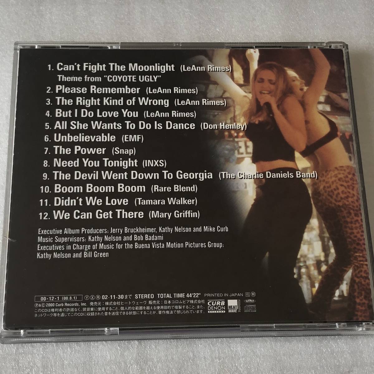 中古CD COYOTE UGLY コヨーテ・アグリー/Soundtrack オムニバス盤 米国産,サントラ系_画像2