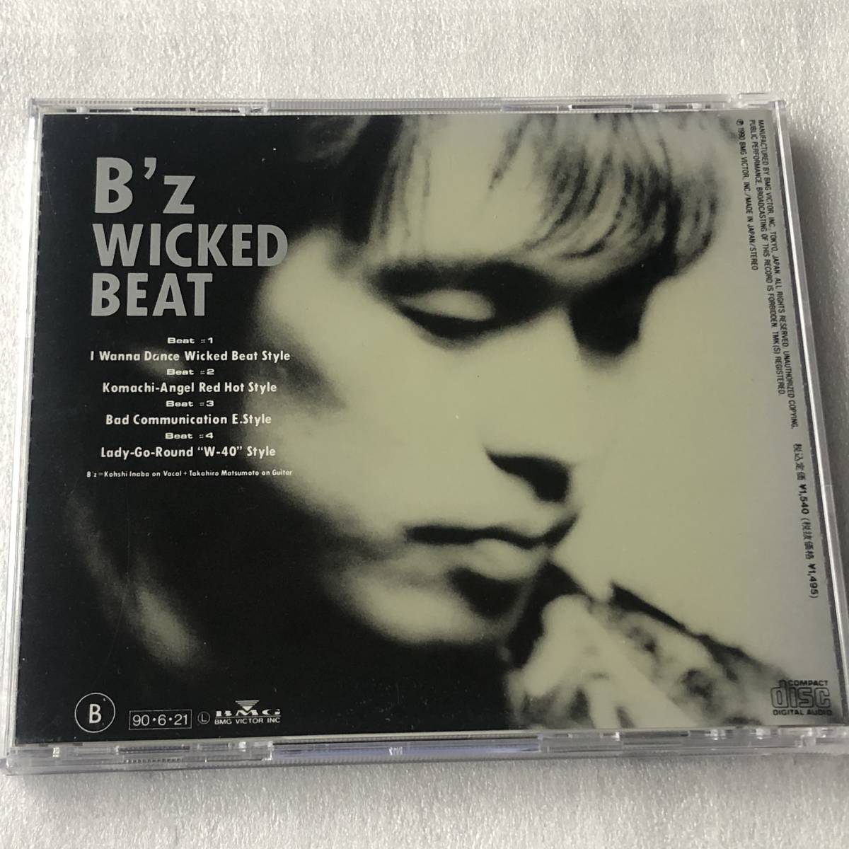 中古CD B'z ビーズ/WICKED BEAT 2ndEP 日本産,ポップ・ロック系の画像2