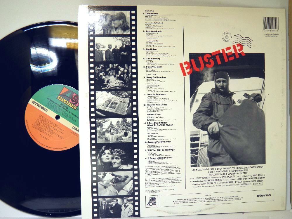 【検聴合格】1988年・稀少盤！超美盤！美ジャケット《USA盤》Phil Collins and julie Walters「映画:BUSTER」【LP】_画像3
