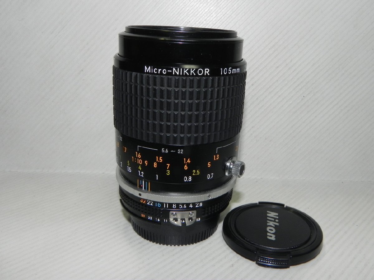 最終値下げ Nikon Ai-S レンズ 105mm/F2.8 Micro-Nikkor ニコン