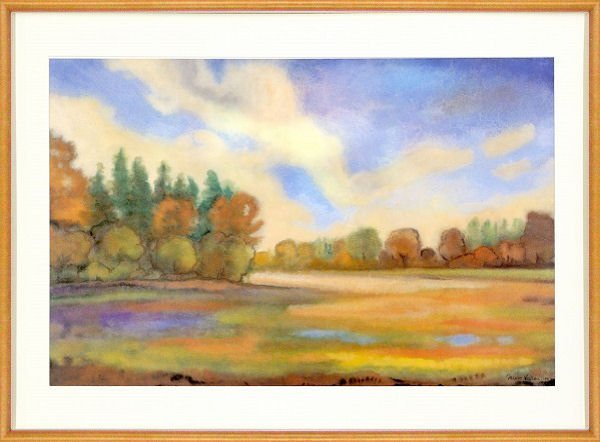 ◎マルク・フェルテン『Autumnlandscape』複製画★風景画【新品】