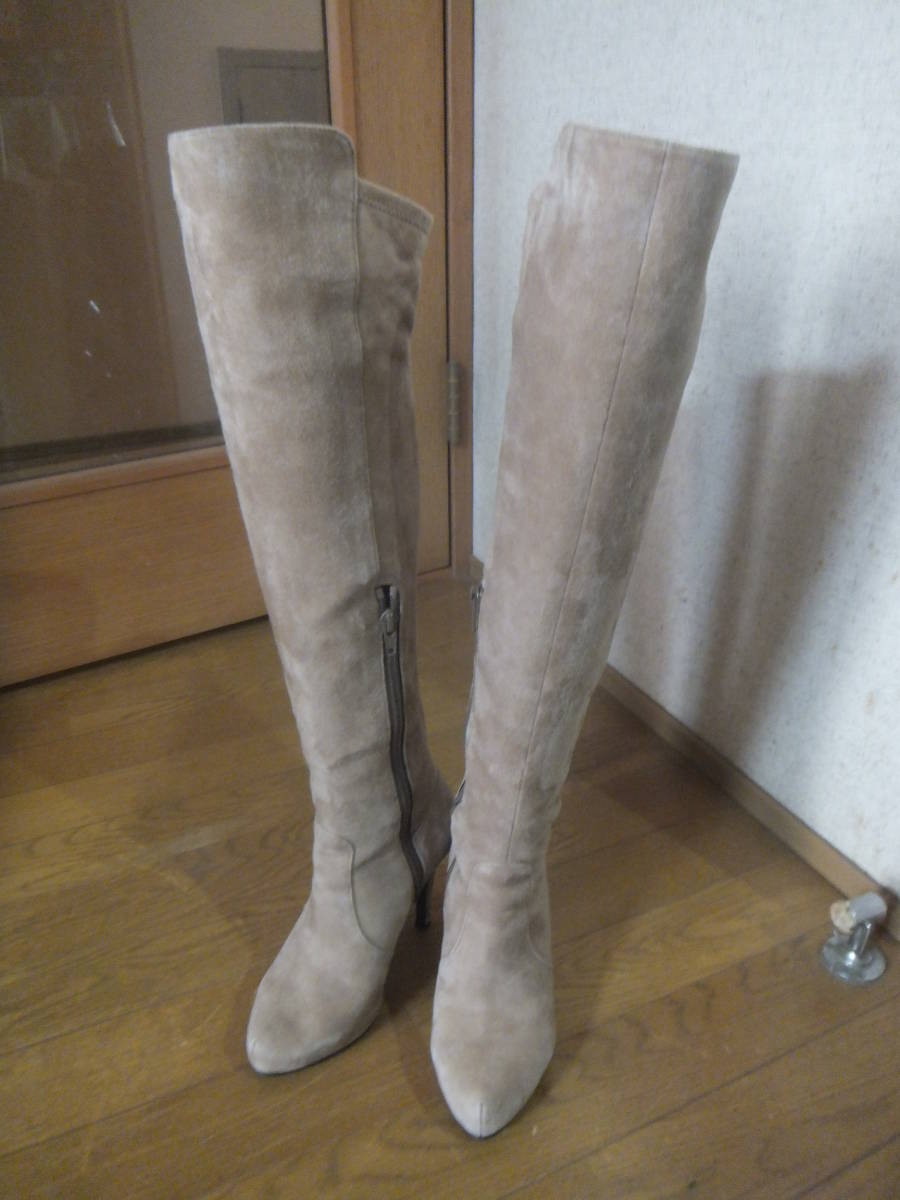 ヤフオク! - DIANA ダイアナ 日本製 21.5cm 本革レザー ブー...