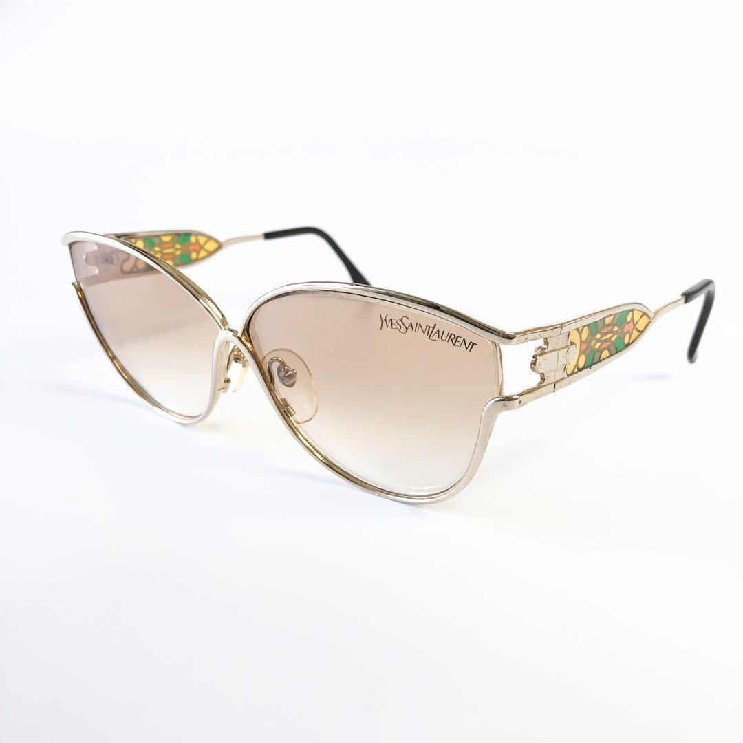 イヴ・サンローラン LAURENT サングラス YSL 金具 眼鏡 メガネ - 通販
