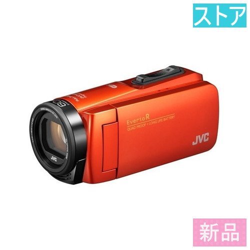 新品・ストア★JVC ビデオカメラ(フルハイビジョンハンディカメラ) Everio GZ-RX690-D オレンジ