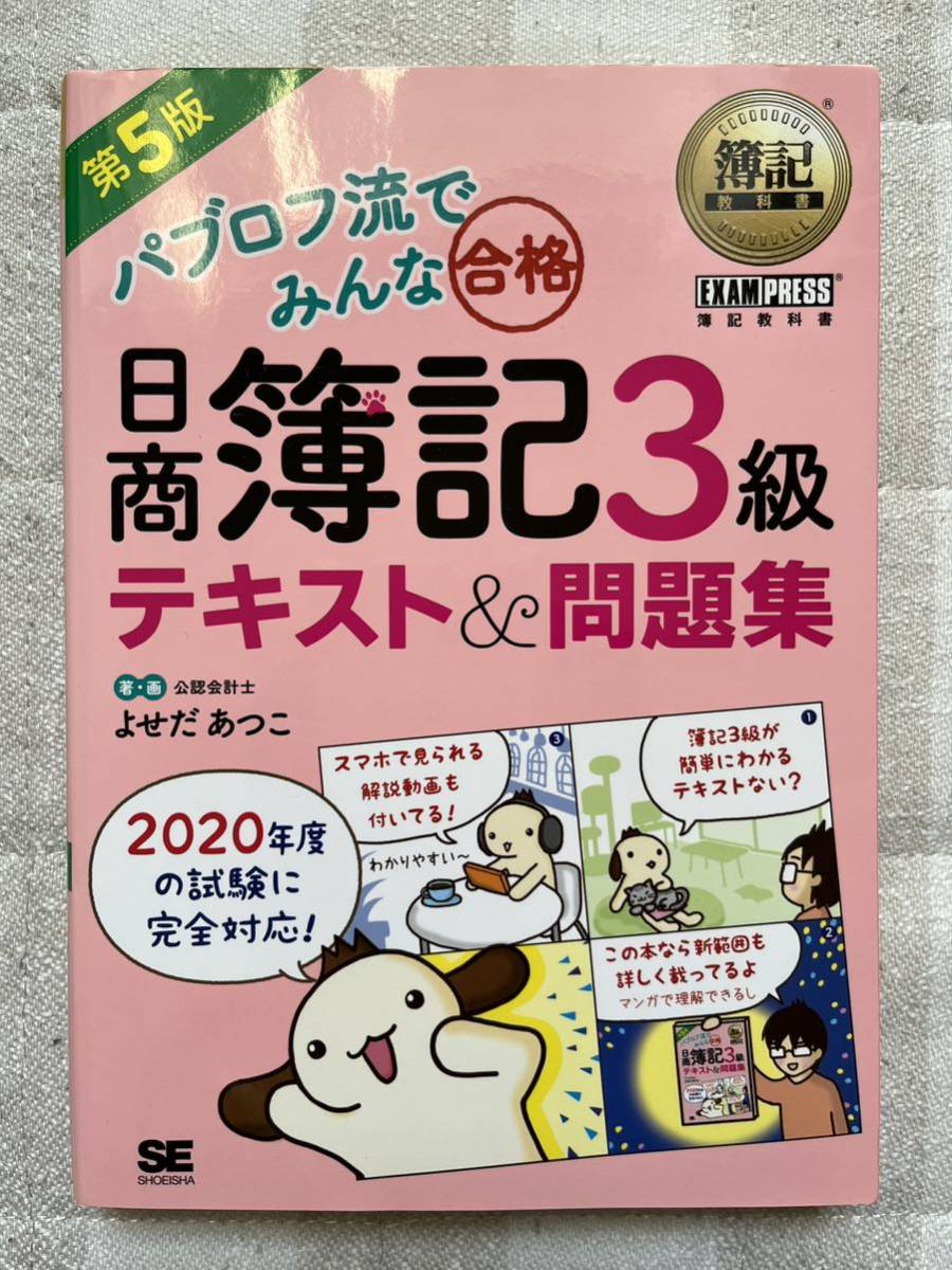 2022年最新版☆高級感溢れる パブロフ流でみんな合格日商簿記3級
