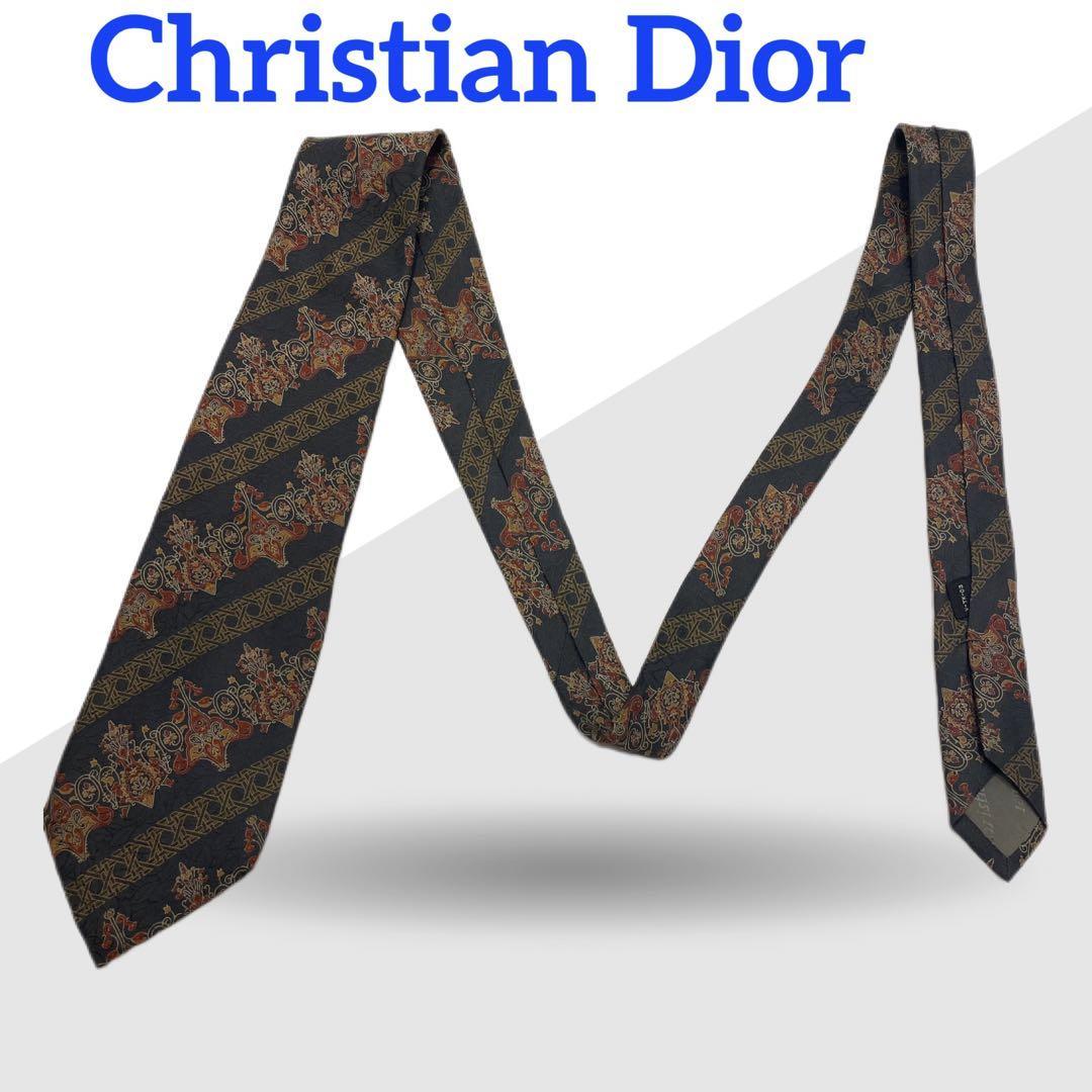 お得 Christian Dior メンズネクタイ オシャレデザイン
