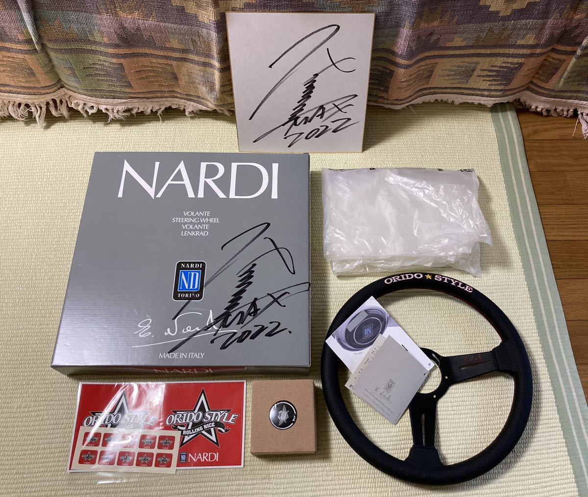 復刻 ORIDO☆STYLE × NARDI ステアリング 330 織戸学 ナルディ 限定品