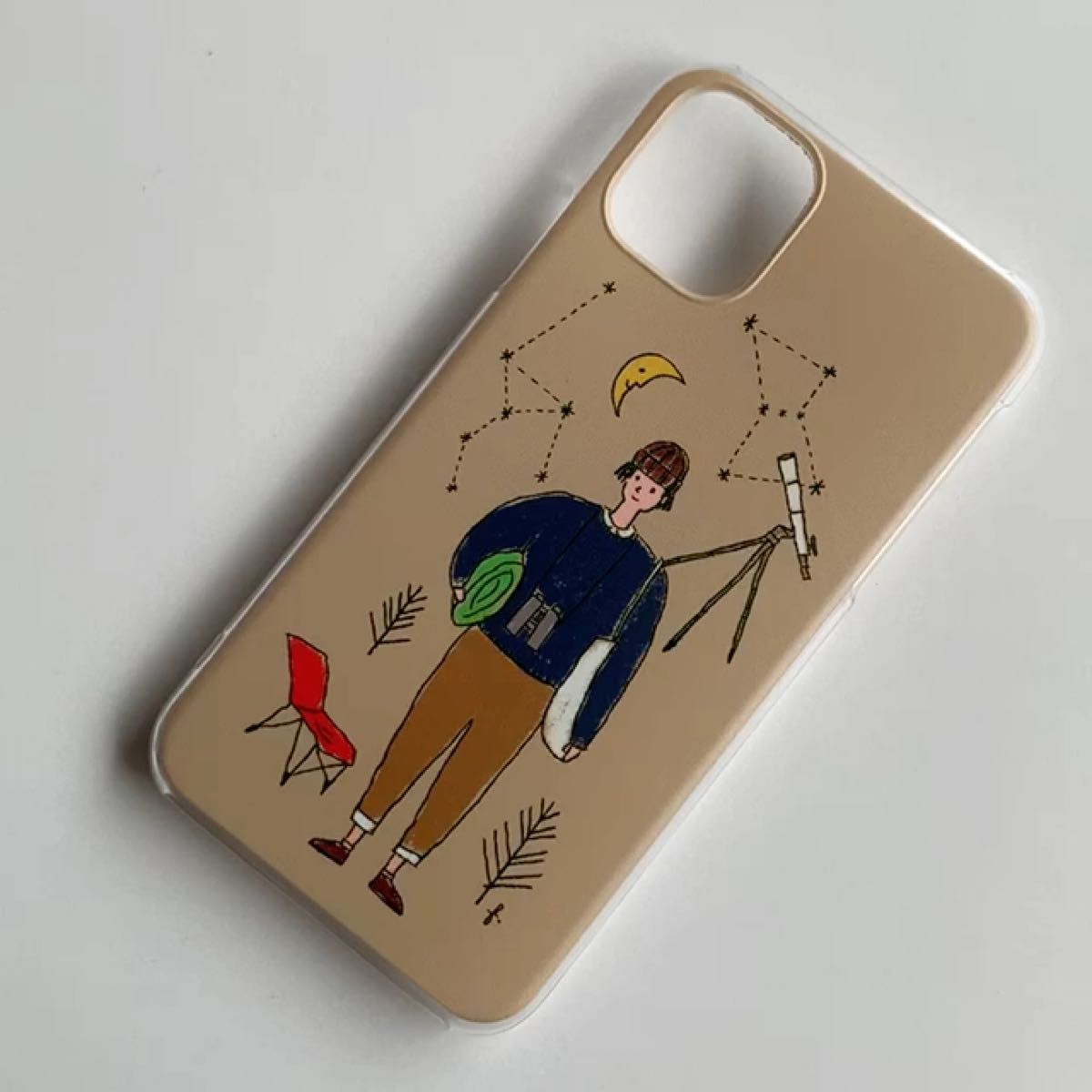 ●年末セール●星、見に行こ。 iPhoneケース 側面クリアケース