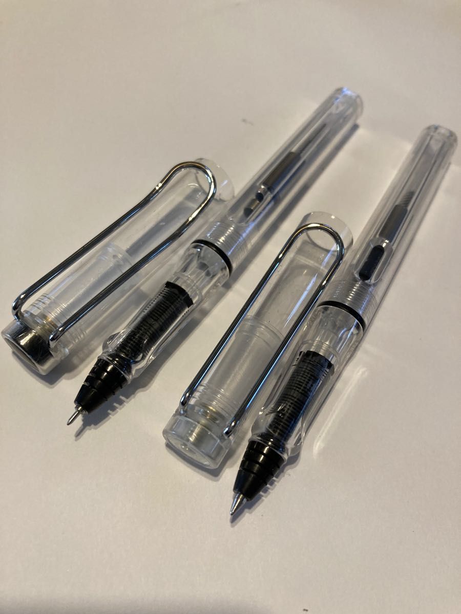 万年筆のインクが使えるるローラーボールペン　2本セット