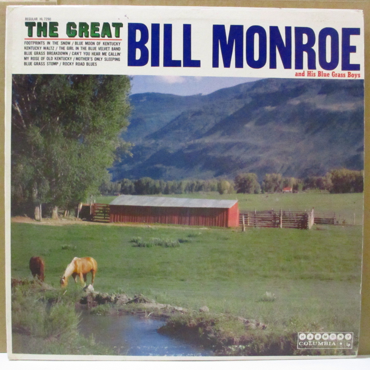 BILL MONROE & HIS BLUEGRASS BOYS -The Great (US オリジナル・モノラル LP)_画像1