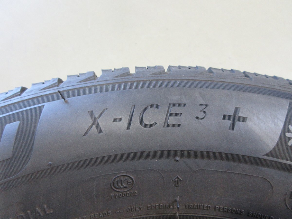 ◇15インチ　スタッドレスタイヤ / ミシュラン X-ICE3＋ / 195/65R15　95T / 2本 / 中古 / 2018年製造_画像3