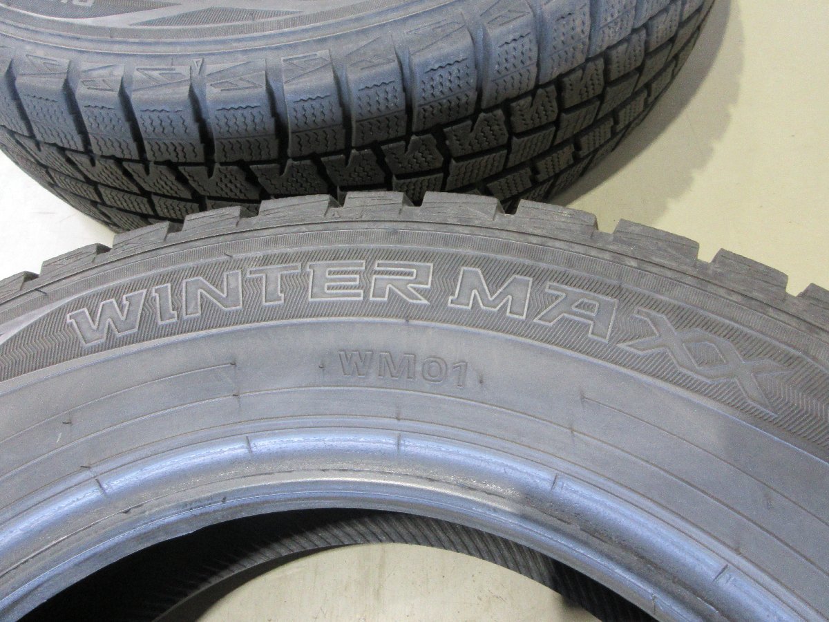 ◇14インチ スタッドレスタイヤ / ダンロップ WINTER MAXX WM01 / 175/70R14　84Q / 2本 / 中古 / 2018年製造_画像3