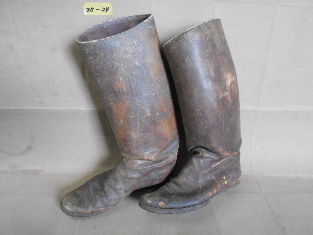 25-24 旧日本軍 日本軍 軍靴 ぐんか 超希少 骨董品、レトロ、当時物 中古品_画像1