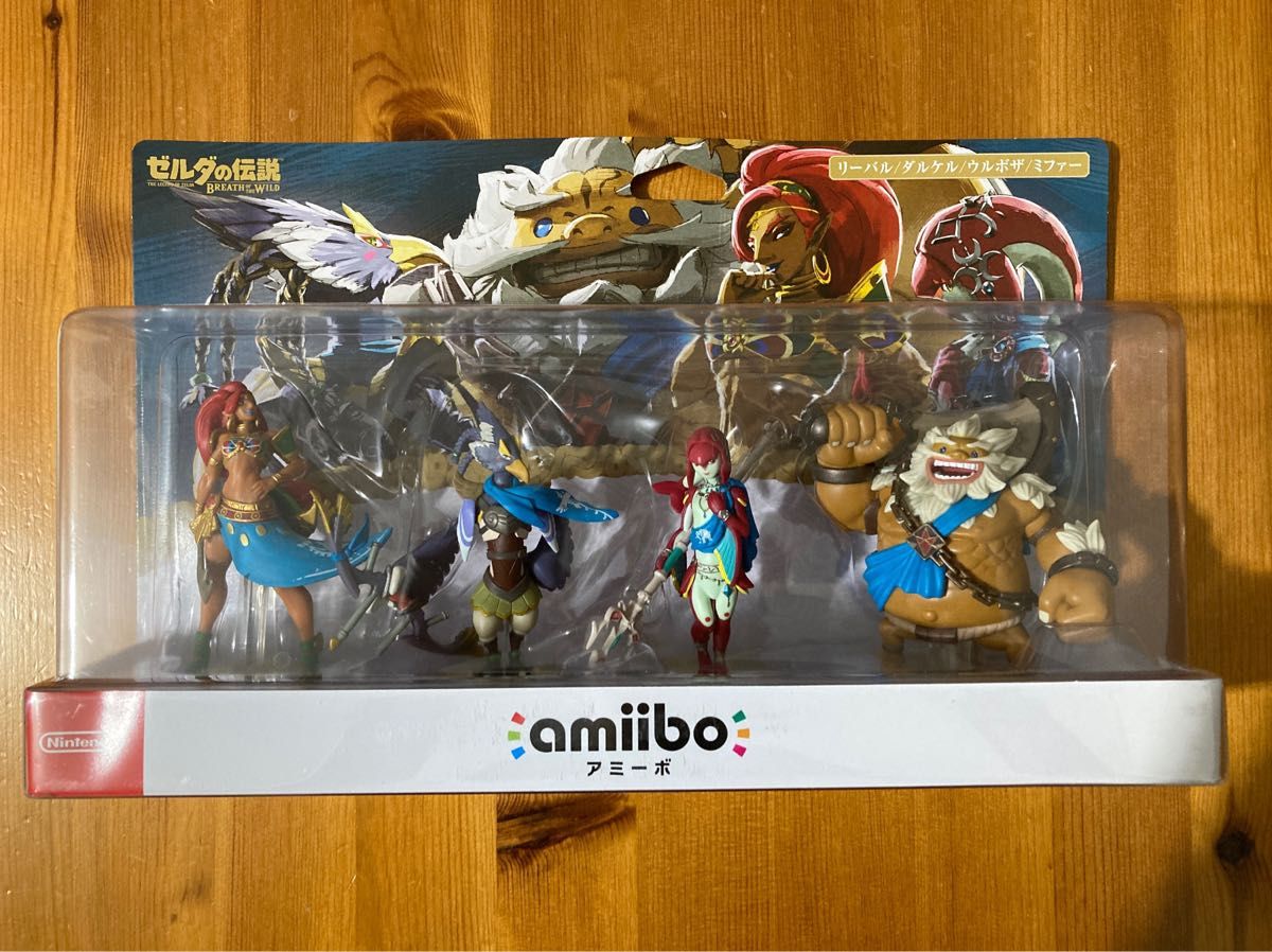 amiibo ゼルダの伝説 ブレス オブ ザ ワイルド 四人の英傑セット(マイ…-