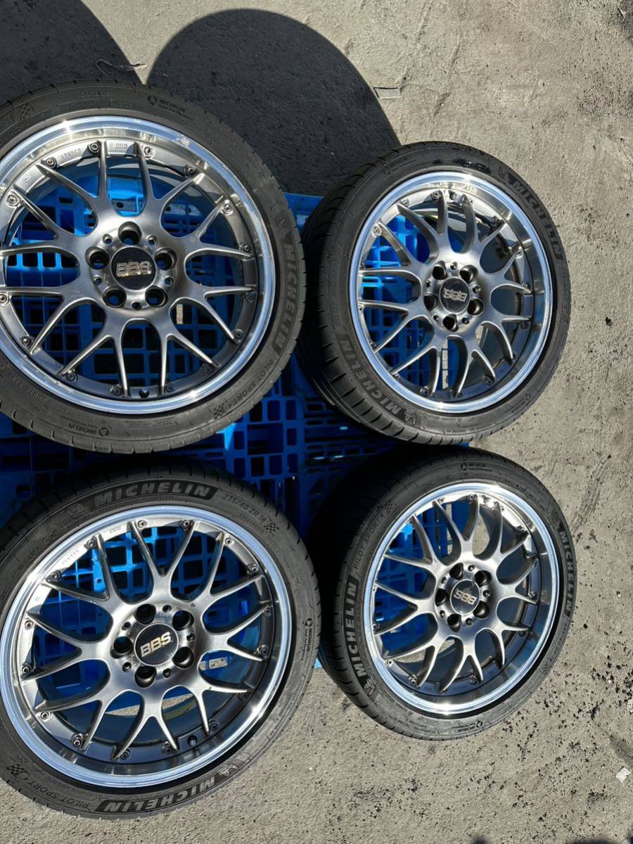 ☆BBS RS-GT RS982A 18×8.0J ET43タイヤ235/40R18☆ 4本セット