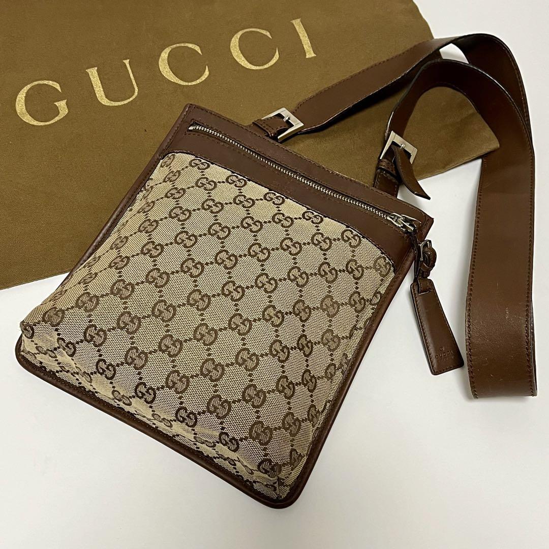 美品 GUCCI グッチ ショルダーバッグ クロスボディバッグ