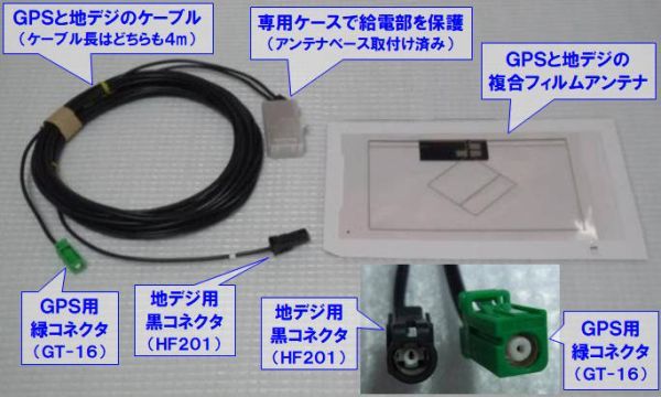 安心の純正 ＧＰＳ／地デジ用 複合アンテナ 激安セット AVIC-RZ303Ⅱ AVIC-RQ912 AVIC-RL912 AVIC-RW912 AVIC-RZ912 AVIC-RL712 ⑪1sGC_出品物の全て