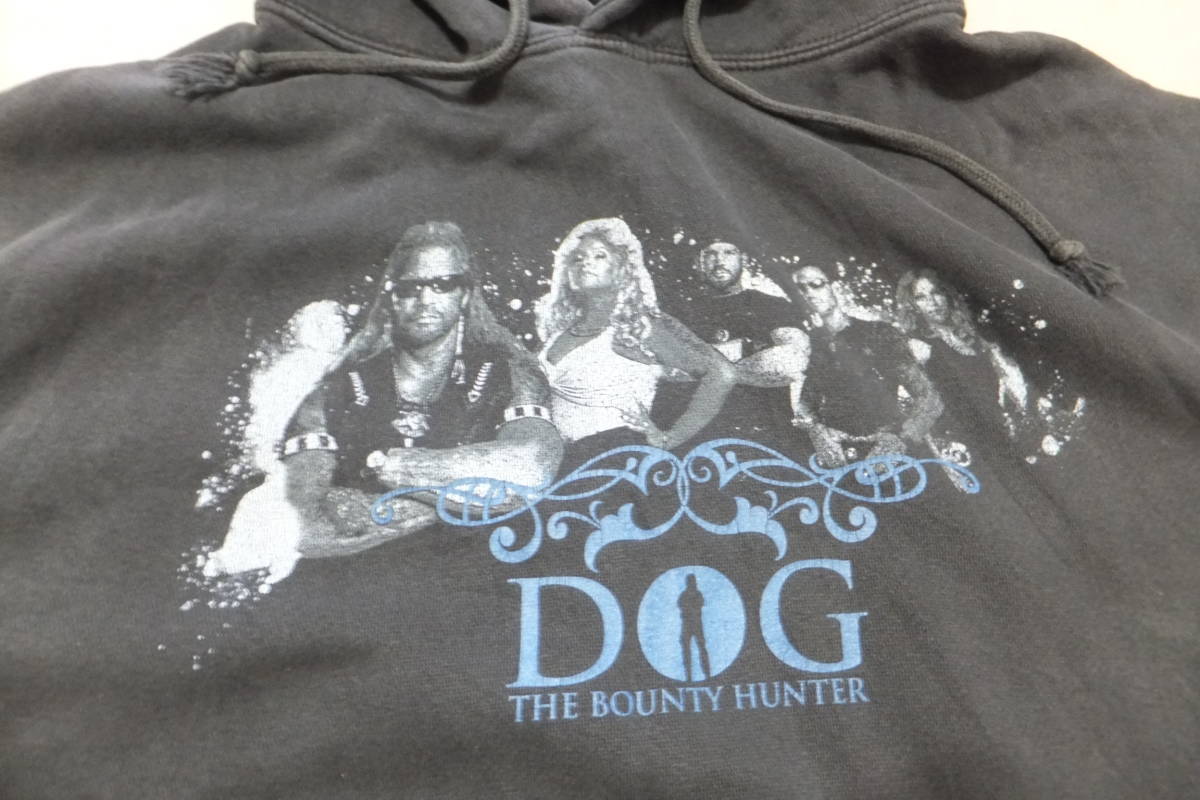 海外 輸入 古着 USA DOG THE BOUNTY HUNTER スウェット パーカー フゥーディー アメカジ アメリカ サイズ S_画像4