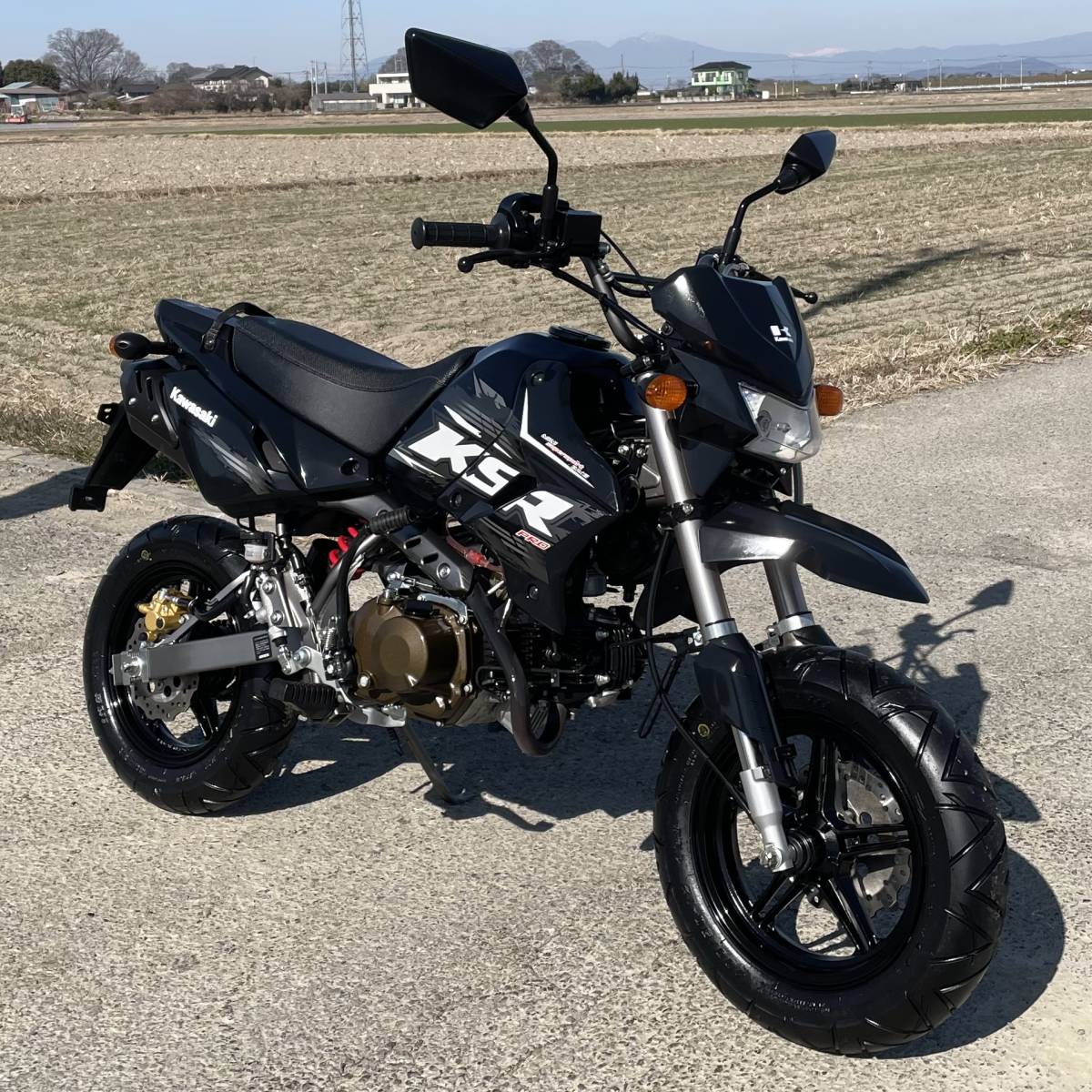 【ファッション通販】 カワサキ KSR110 PRO ダックス JAZZ ゴリラ マグナ モンキー TDR DT KDX TZ NS スズキヤマハホンダ検)CB 美車 実動 424㎞ 低走行 希少 51cc-125cc