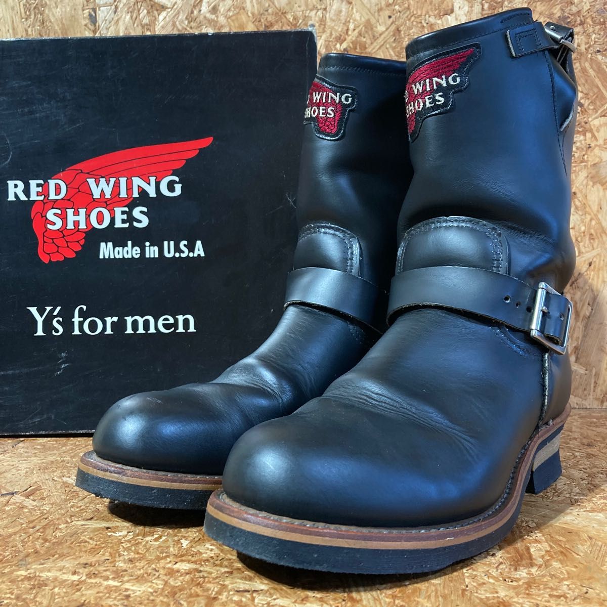 RED WING Y’s for men エンジニア ブーツ 2268 US9 PT99 コラボ 別注 限定 ヨウジ ヤマモト 箱