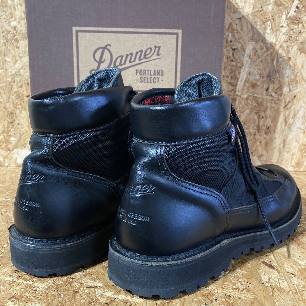 DANNER BRIEFING BEAMS SOLID LIGHT BLACK US9.5 コラボ 別注 ダナー ブリーフィング