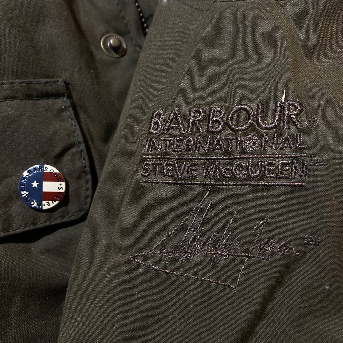 Barbour Steve McQueen オイル ジャケット S コラボ 別注 限定 Barbour Steve McQueen オイル ジャケット S コラボ 別注 限定