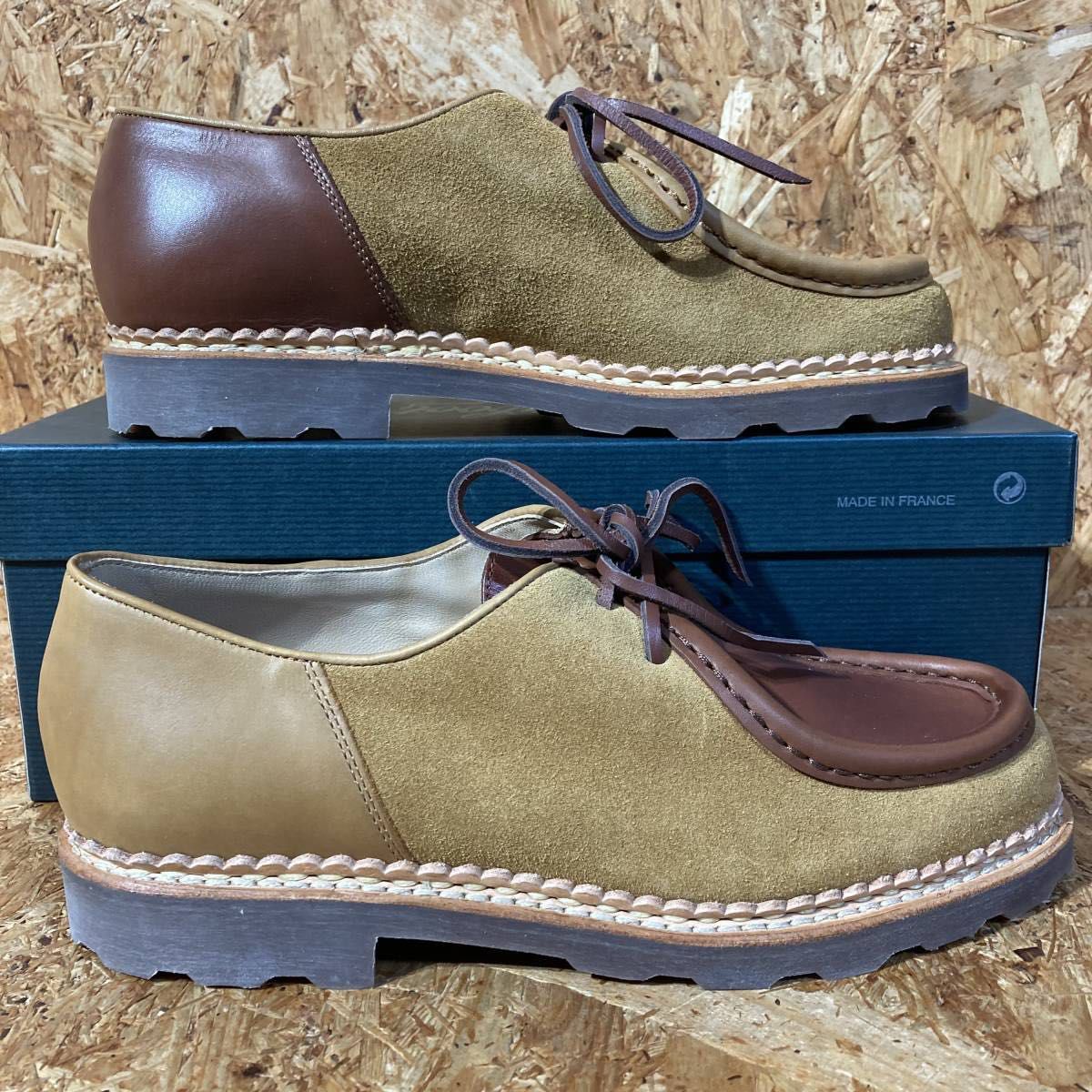 Paraboot YMC MICHAEL 41 コラボ 別注 限定 nano universe ナノユニバース パッチワーク