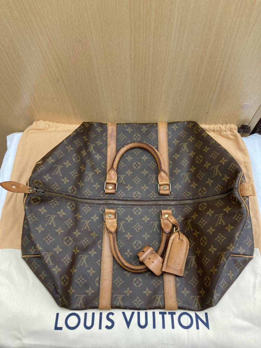 正規品☆ LOUIS VUITTON ルイヴィトン キーポル50 バンドリエール