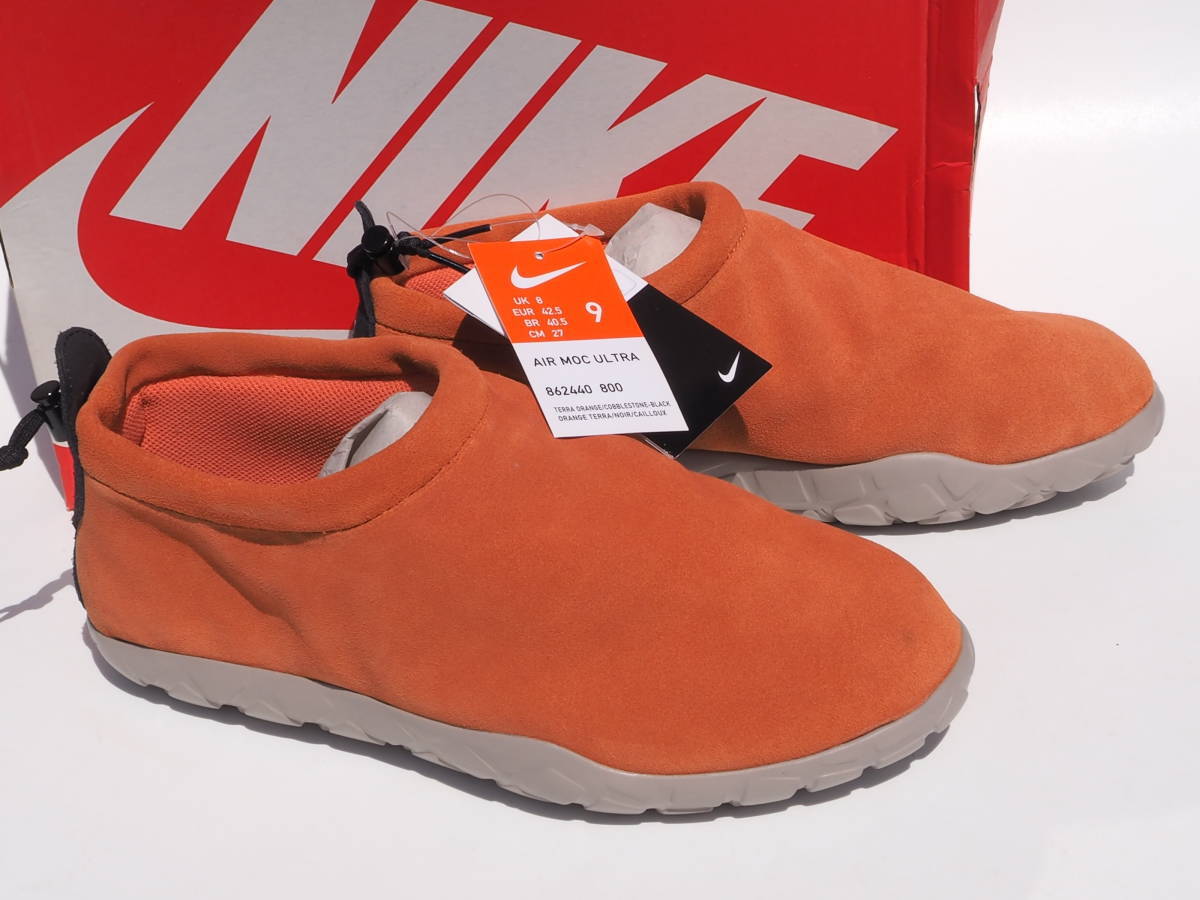 デッド!! 27㎝ 希少!! 新品 限定 17年製 限定 nike エア モック ウルトラ オレンジ スエード AIR MOC 862440-800_画像1