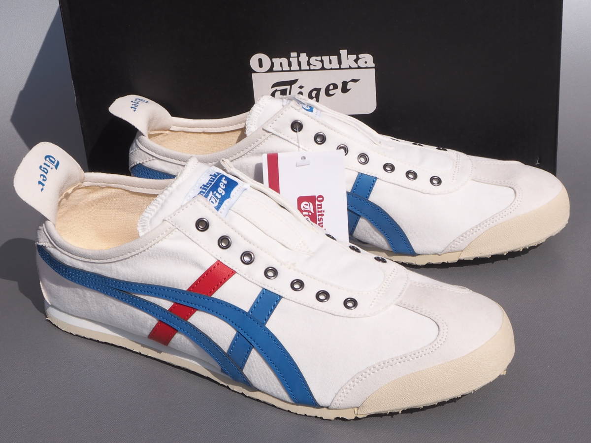 デッド!! 新品 28,5cm オニツカタイガー メキシコ 66 スリッポン 白x