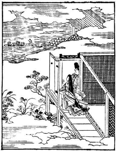 中の君(桐壺天皇の皇子・八の宮の姫君)、匂宮(今上天皇の皇子)の