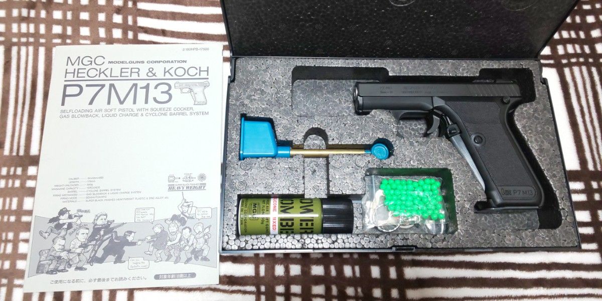 MGC製 H&K P7M13 マガジン ガス漏れ無し MGC製 H&K P7M13 マガジン ガス漏れ無し 貴重 MGC H&K P7M13