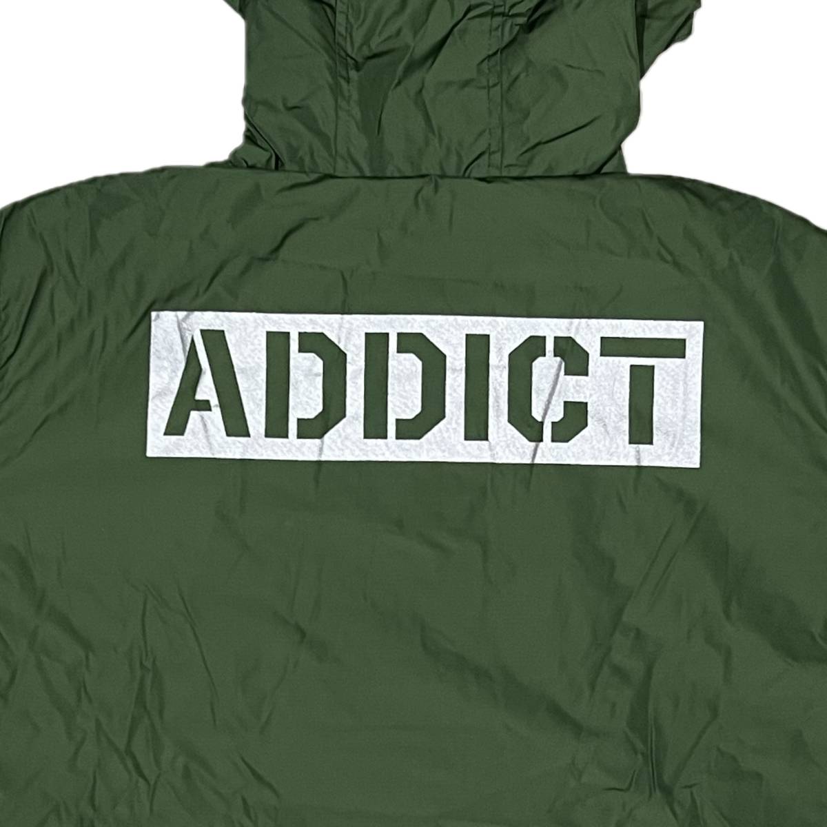 [並行輸入品] ADDICT アディクト ブランドロゴ デザイン ジャケット (グリーン) (XXL)