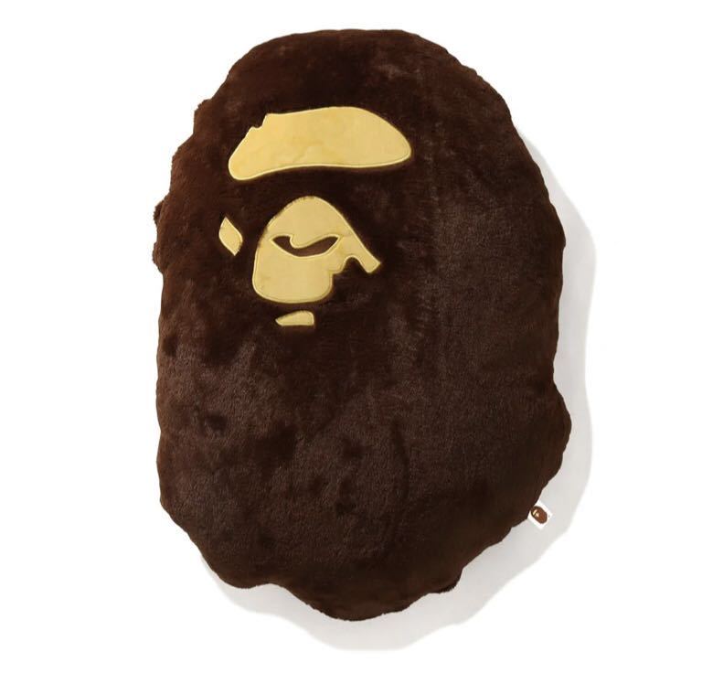 新品未開封品即日発送可 A BATHING APE BIG APE HEAD CUSHION アベイシングエイプ ビッグエイプヘッドクッション ベイプクッション_画像1