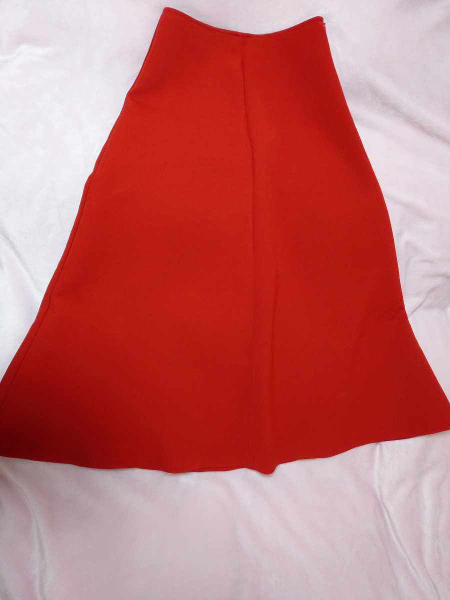 【送料無料】ガリャルダガランテ 落ち着いた赤 ロングスカート マキシ丈スカート サイズ0 _画像3